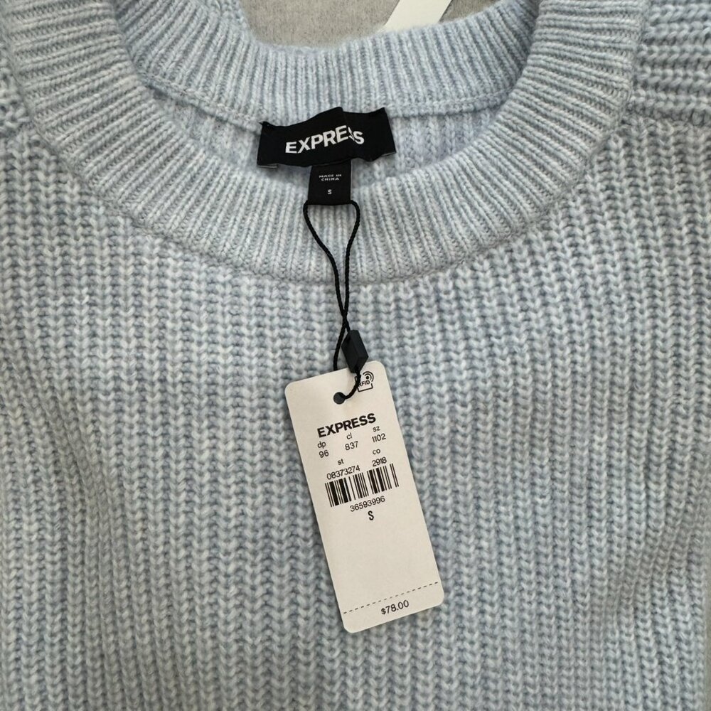 Express Ribbed Knit Sweater – Size Small - Picture 5 of 6